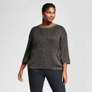 Black Metallic Sweater
